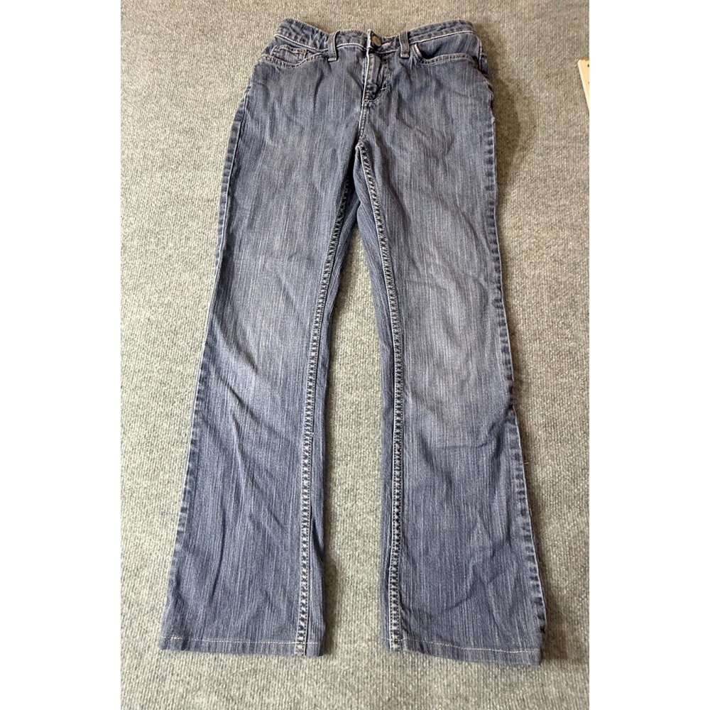 Merona Bootcut Jeans Womens 2M Blue Good Mid Rise Dark Vintage‎ Wash MERCBVD